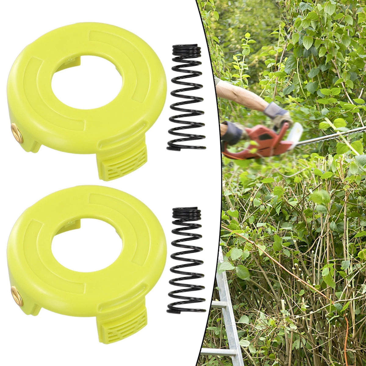 Spool Cover Spring for RAC118 Lawn Mower