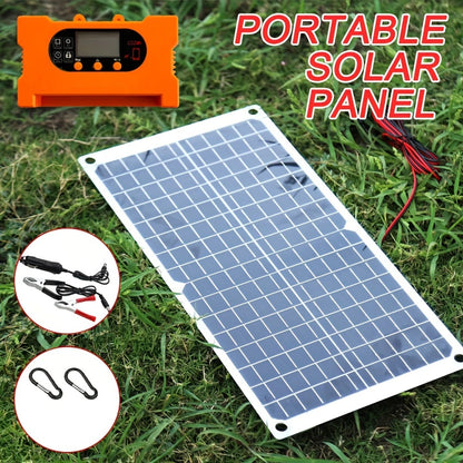 40W Solar Panel Set for Car Charger with Suction Cups