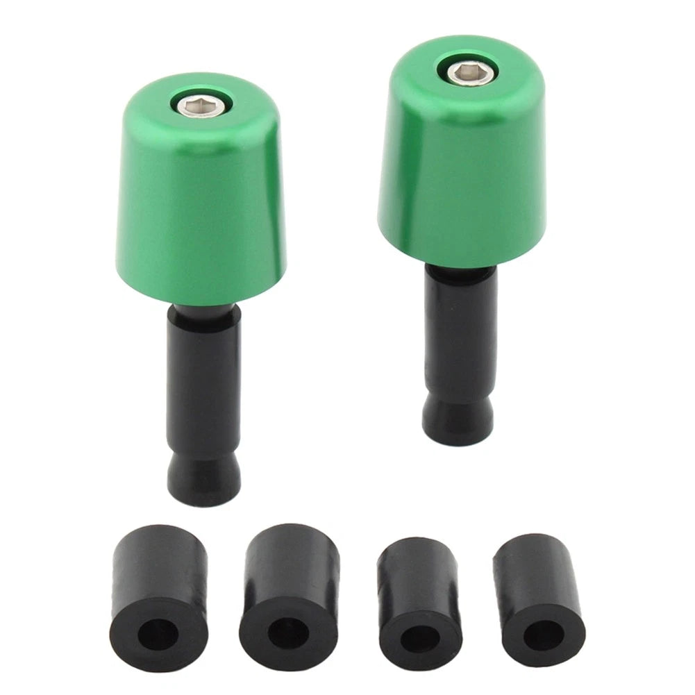 Handlebar Grips for Universal Motorcycle (1.5 in/38.1mm) - Green