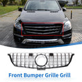 Front Upper Bumper Grille for Mercedes-Benz ML250 (2015–2015) Chrome