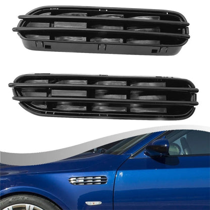 Wing Cover Pair Front Wing Grille ABS Fits Left And Right Replace OE 51137896850