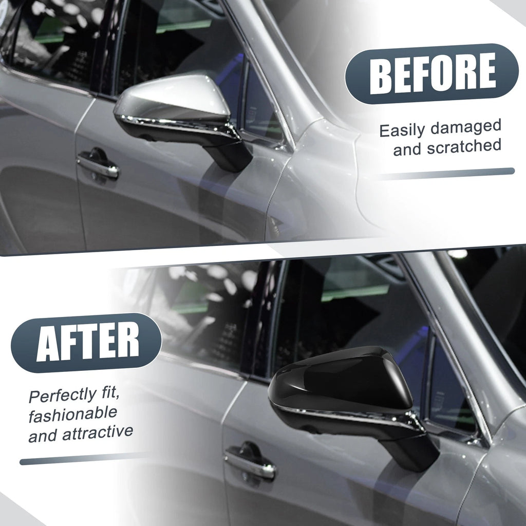 Rearview Mirror Cover Caps Gloss Black Pair for Lexus RX (2023–2023)