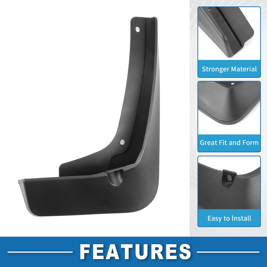 Front Rear Side Mud Flaps Splash Guards Set for Chevrolet Equinox (2017–2023)