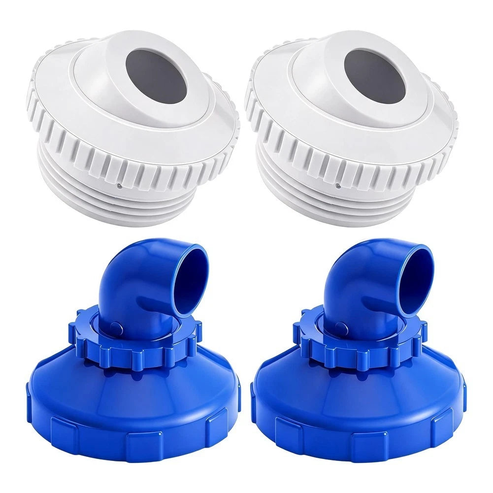 Set of 4 Pool Return Jet Nozzles for Intex Pools (3/4 Inch Opening)