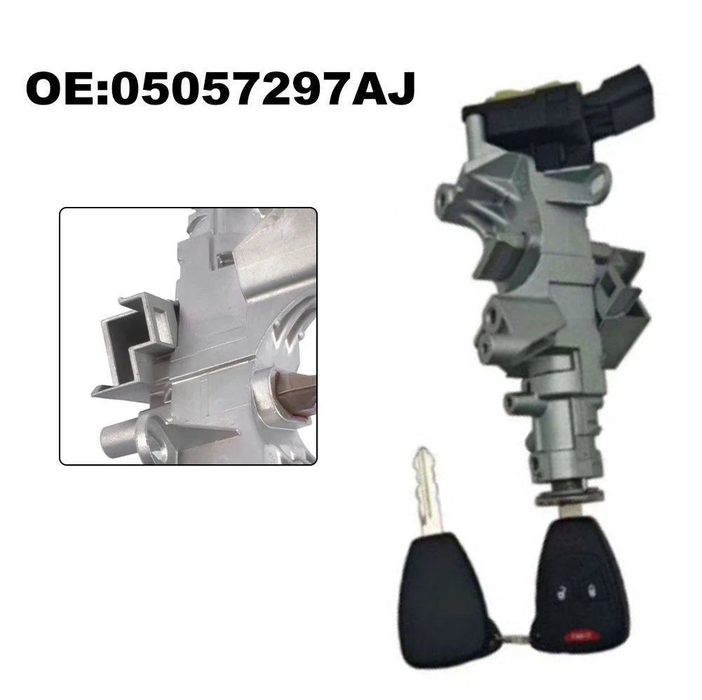 Steering Column Switch Housing with Key for Dodge (Multiple Models)