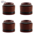 Set of 4 Valve Stem Seals for Honda CRF250R CRF250X (2004–2017) 12209-GB4-681