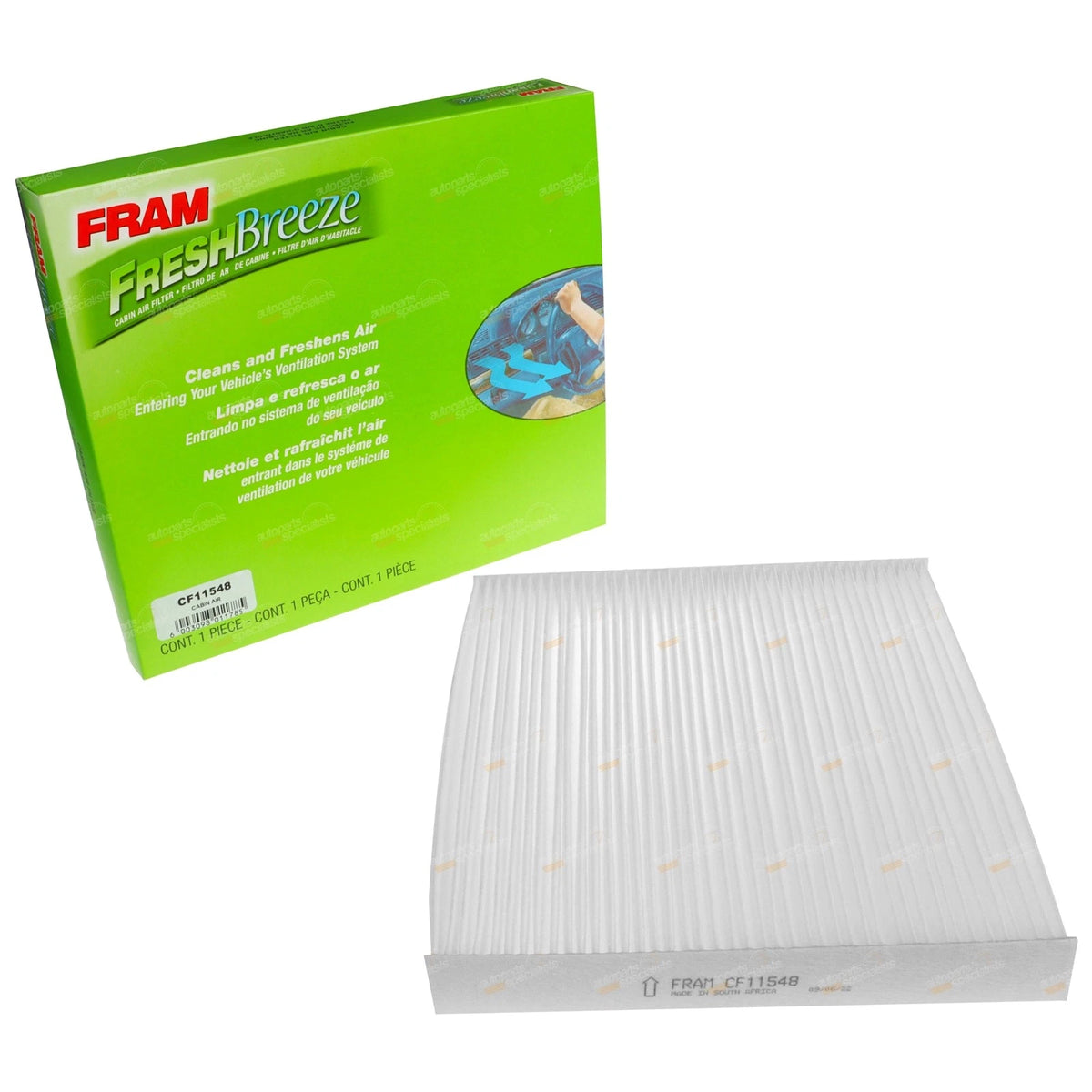 FRAM Cabin Air Filter for Ford Everest UA (2015–2019) 3.2L 5cyl