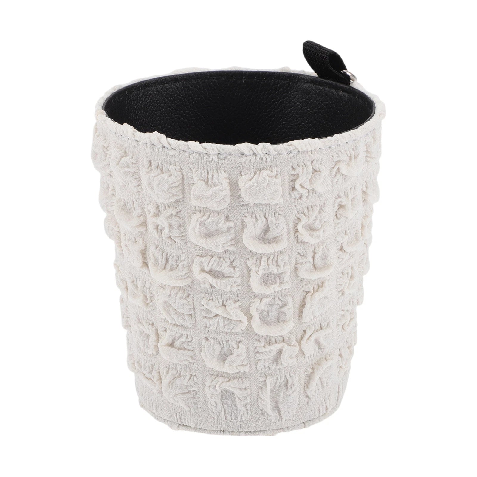 Car Trash Can for Universal Fit (1 Pc) - Hook Hanging Cotton Bin White