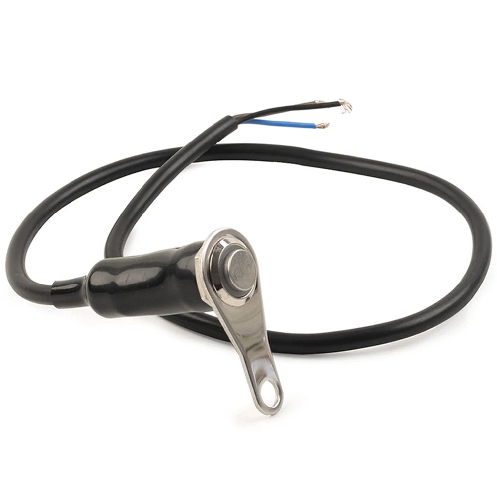 ON/OFF Handlebar Switch for Motorcycle (Push Button, Self-Return, Green)