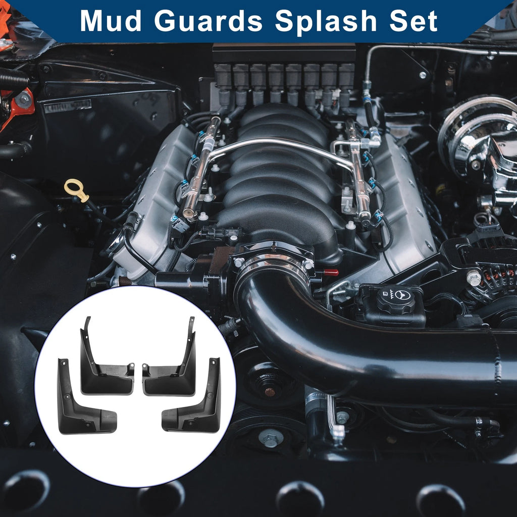 Mud Flaps Splash Guards 1 Set for Toyota Corolla LE (2014–2018)