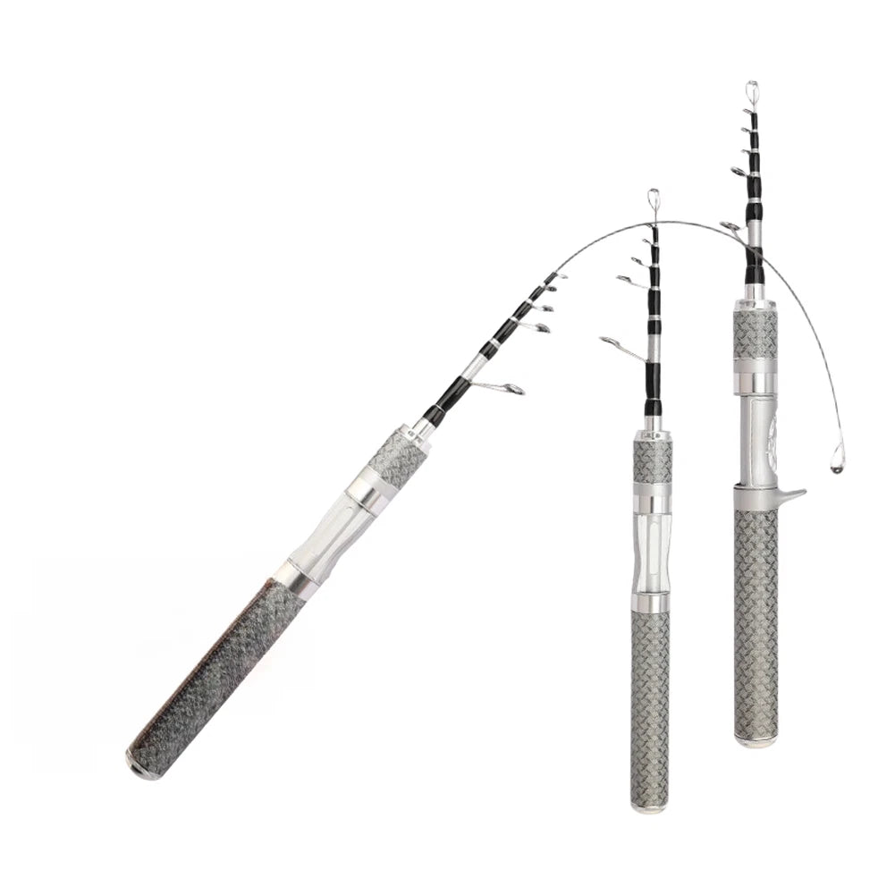 Telescopic Carbon Fiber Trout Rod 1.5m 1.65m for Stream Use