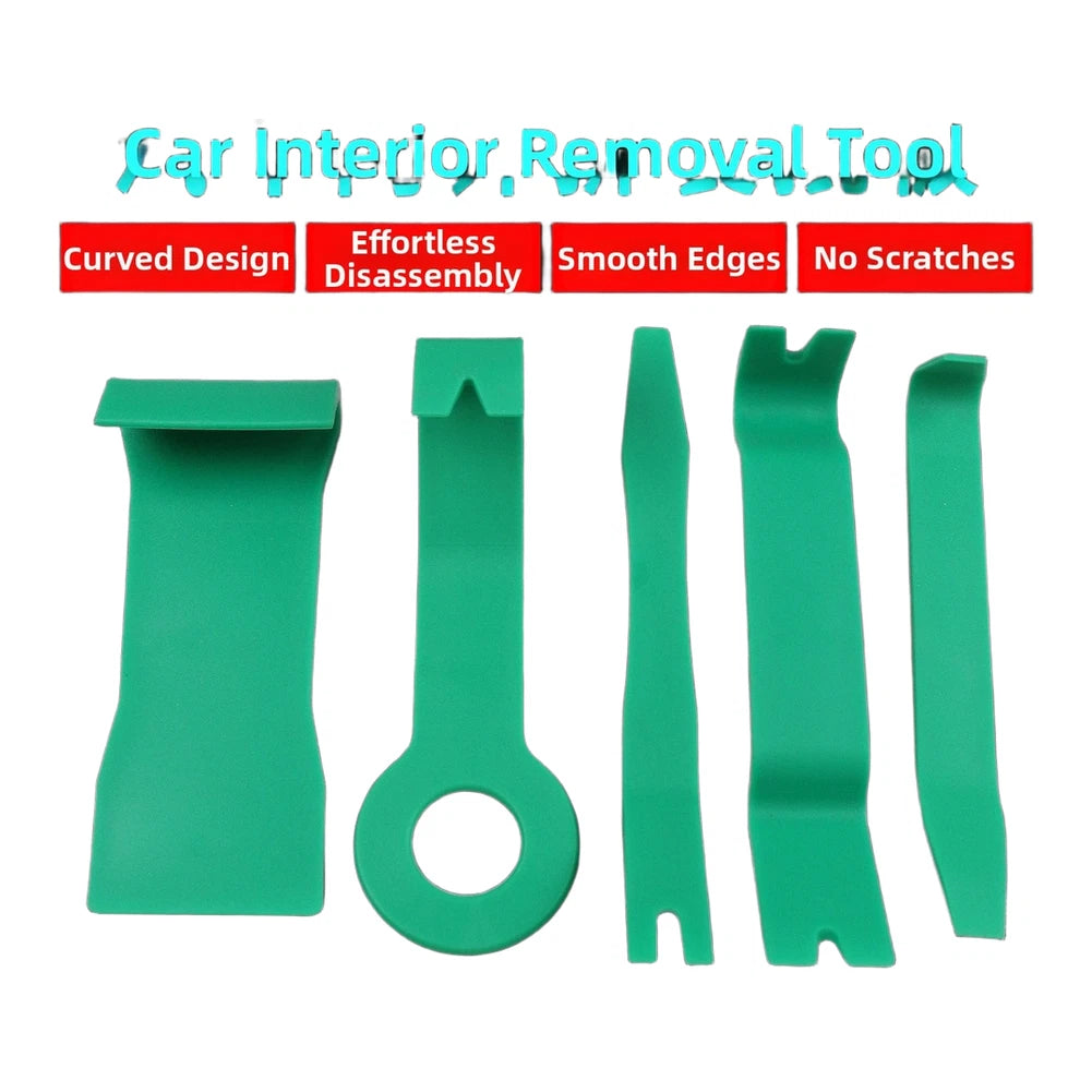 5-Piece Car Trim Pry Tool Set for Dashboard Audio Panels Removal