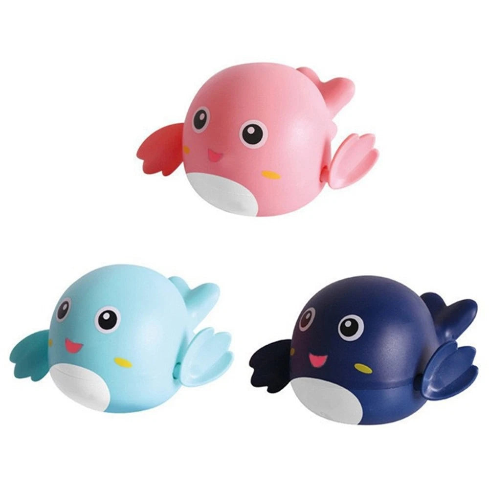 3Pcs Bath Clockwork Dolphin Toys for Kids Swimming