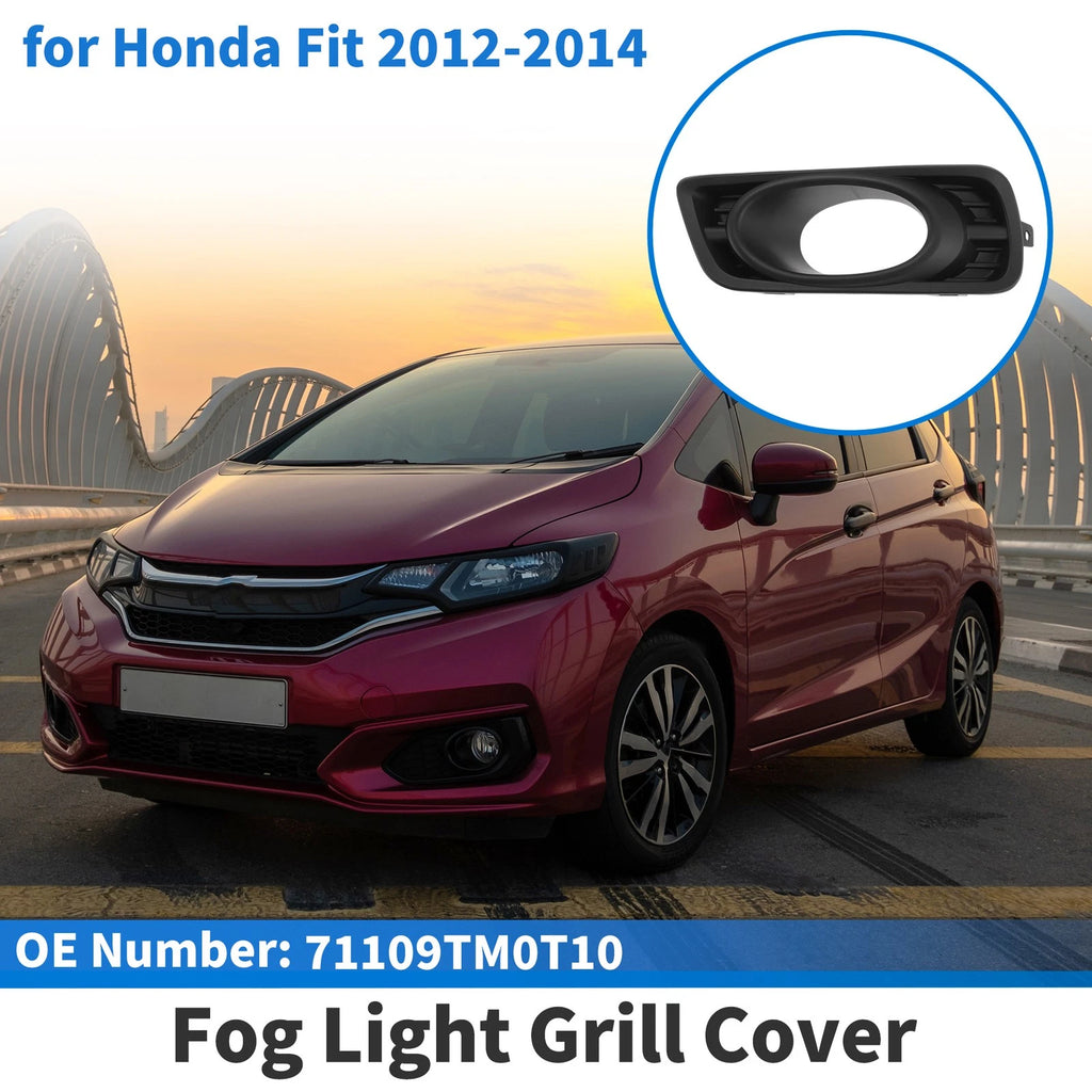 Front Left Fog Light Grill Replacement for Honda Fit (2012–2014)