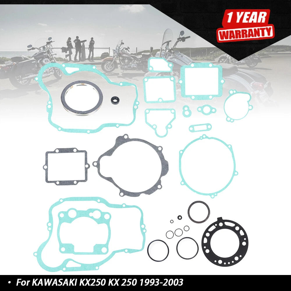 Top and Bottom End Gasket Kit for Kawasaki KX250 (1993–2003)