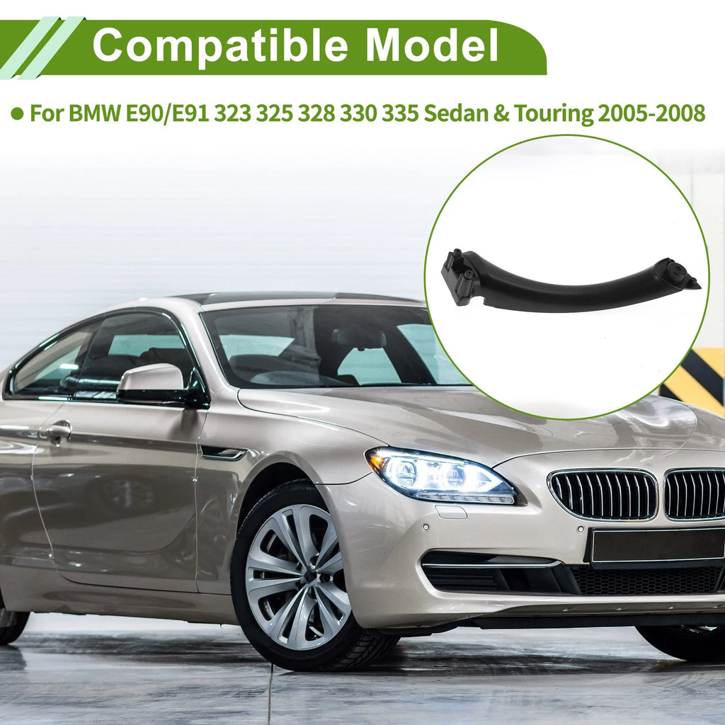 Door Panel Handle Pull Trim Cover Replacement for BMW 3 Series E90 E91 (2005–2013)