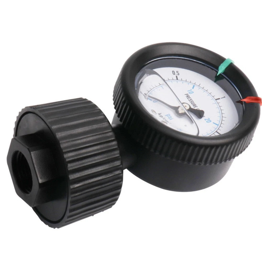 PP Diaphragm Pressure Gauge 0 to 10KG with 12PT Internal Thread