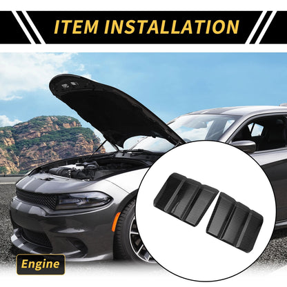 Carbon Fiber Engine Shroud Cover Set for Toyota Tundra (2022–2024)