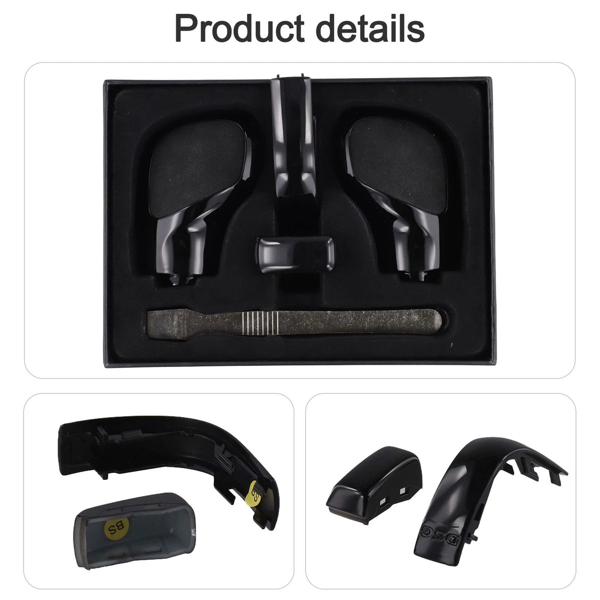 Installation Friendly Black Handball Side Cover Set For For Golf Series