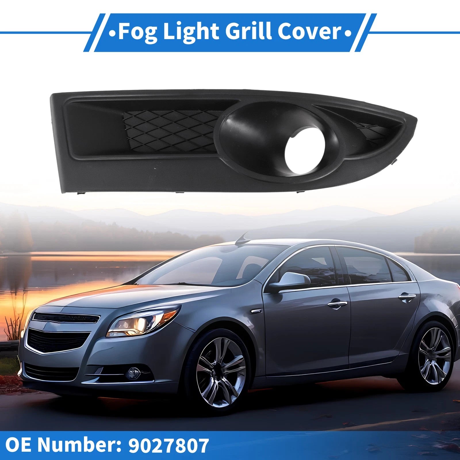 Front Left Fog Light Grill Replacement for Chevrolet Epica (2007–2009)