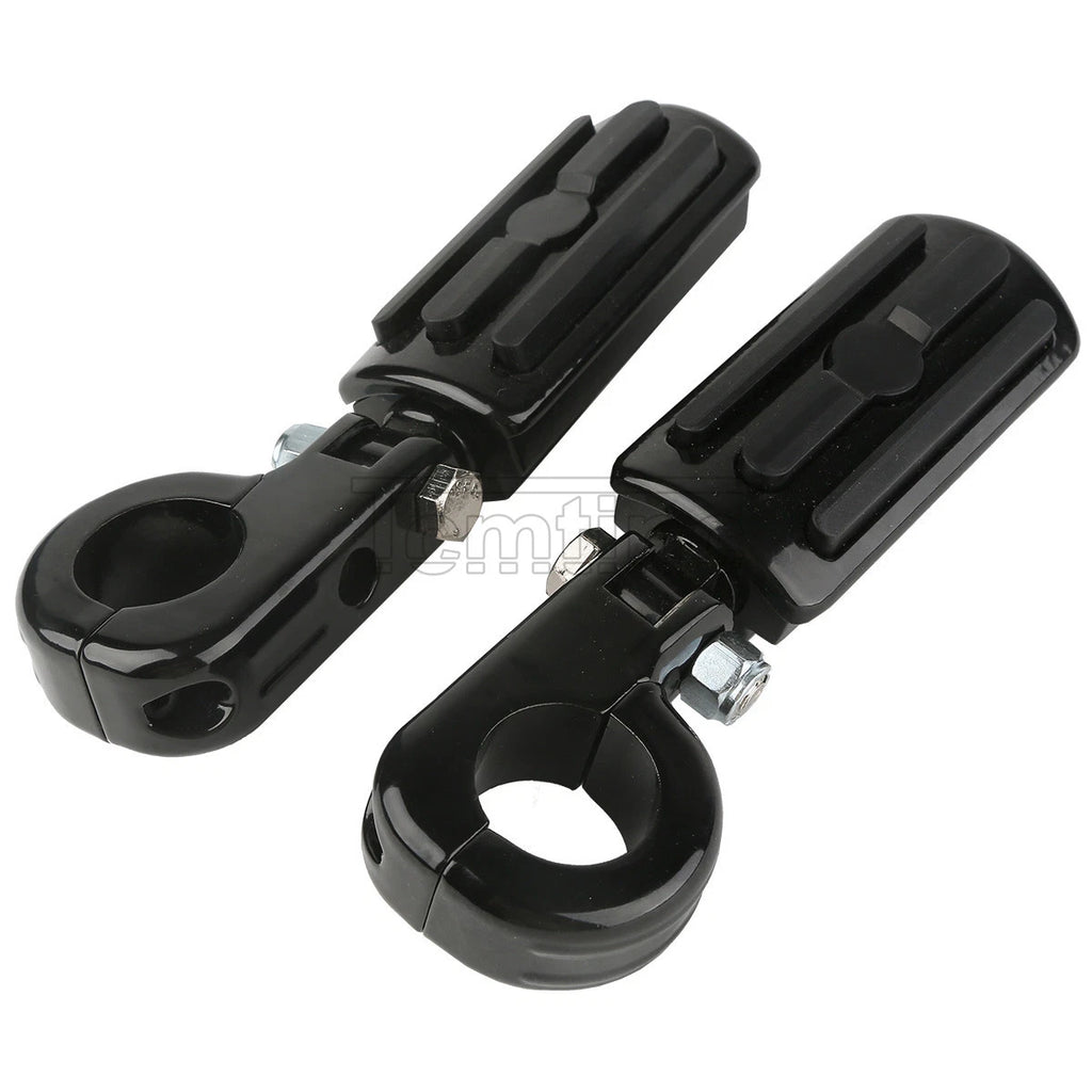1 1/4" Engine Guards Foot Pegs Mounting Clamps for Harley (Year Range)