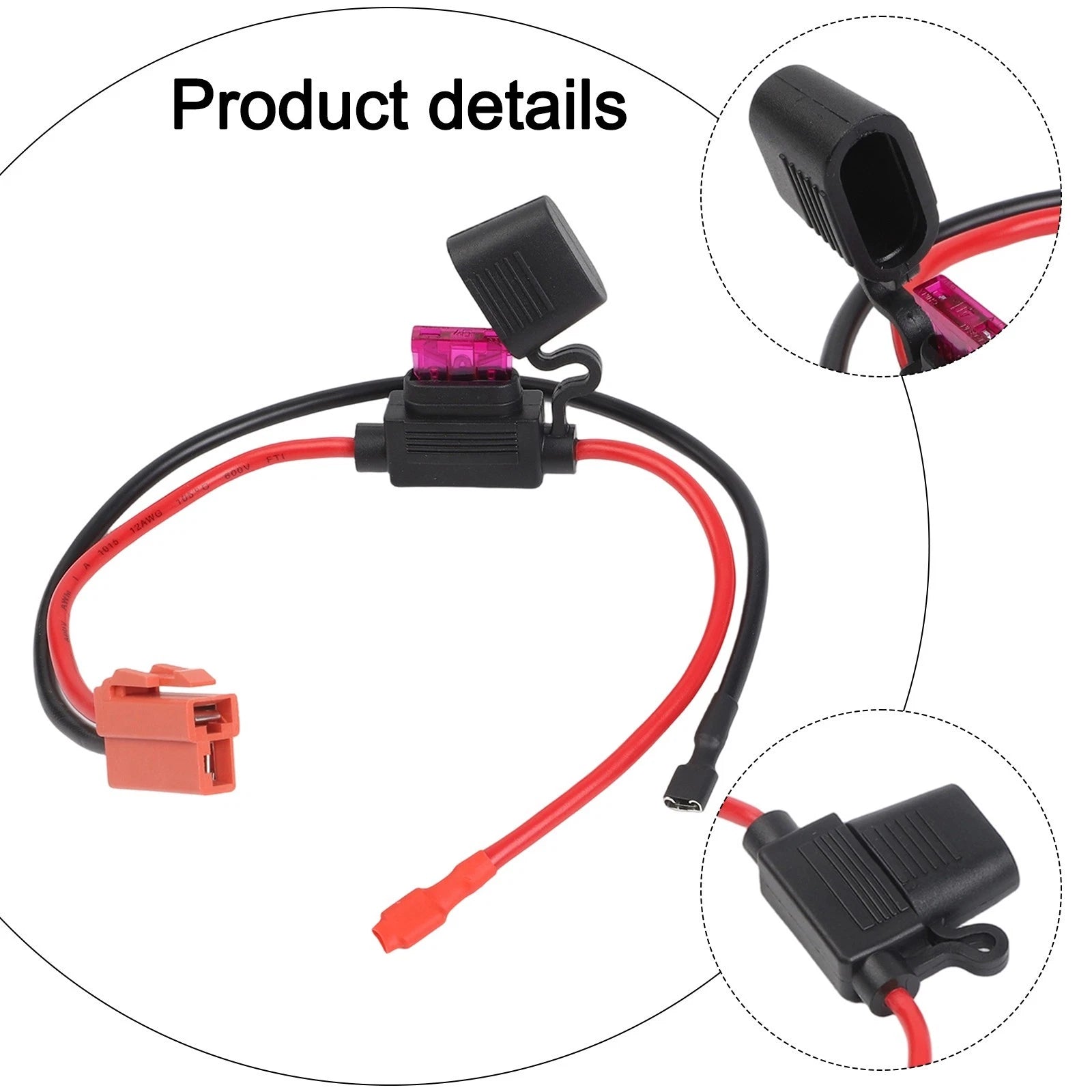 Replacement Wire Harness Connector for Ride On Vehicle (12V)