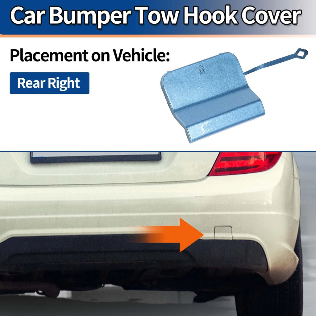 Rear Tow Hook Cover Replacement for Mercedes-Benz C-Class (2012–2015)