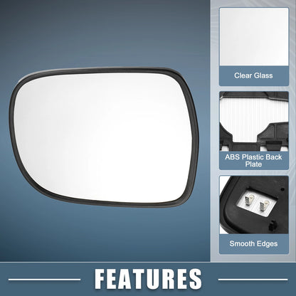 Heated Mirror Glass Right Side with Backing Plate for Lexus RX (2004–2009)