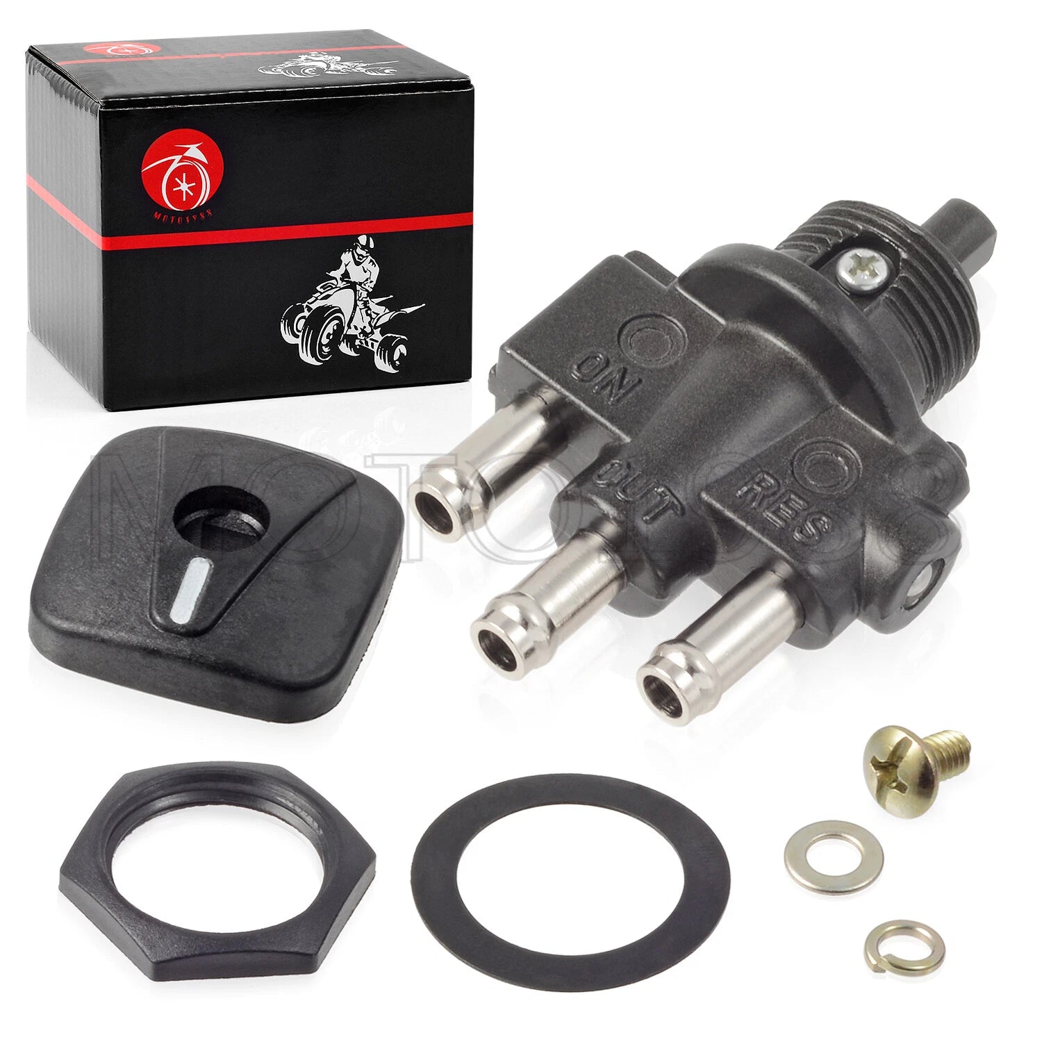 Fuel Cock Valve Petcock & Lever Nut for Yamaha WaveRunner GP1200 GP800R (1996–2004)