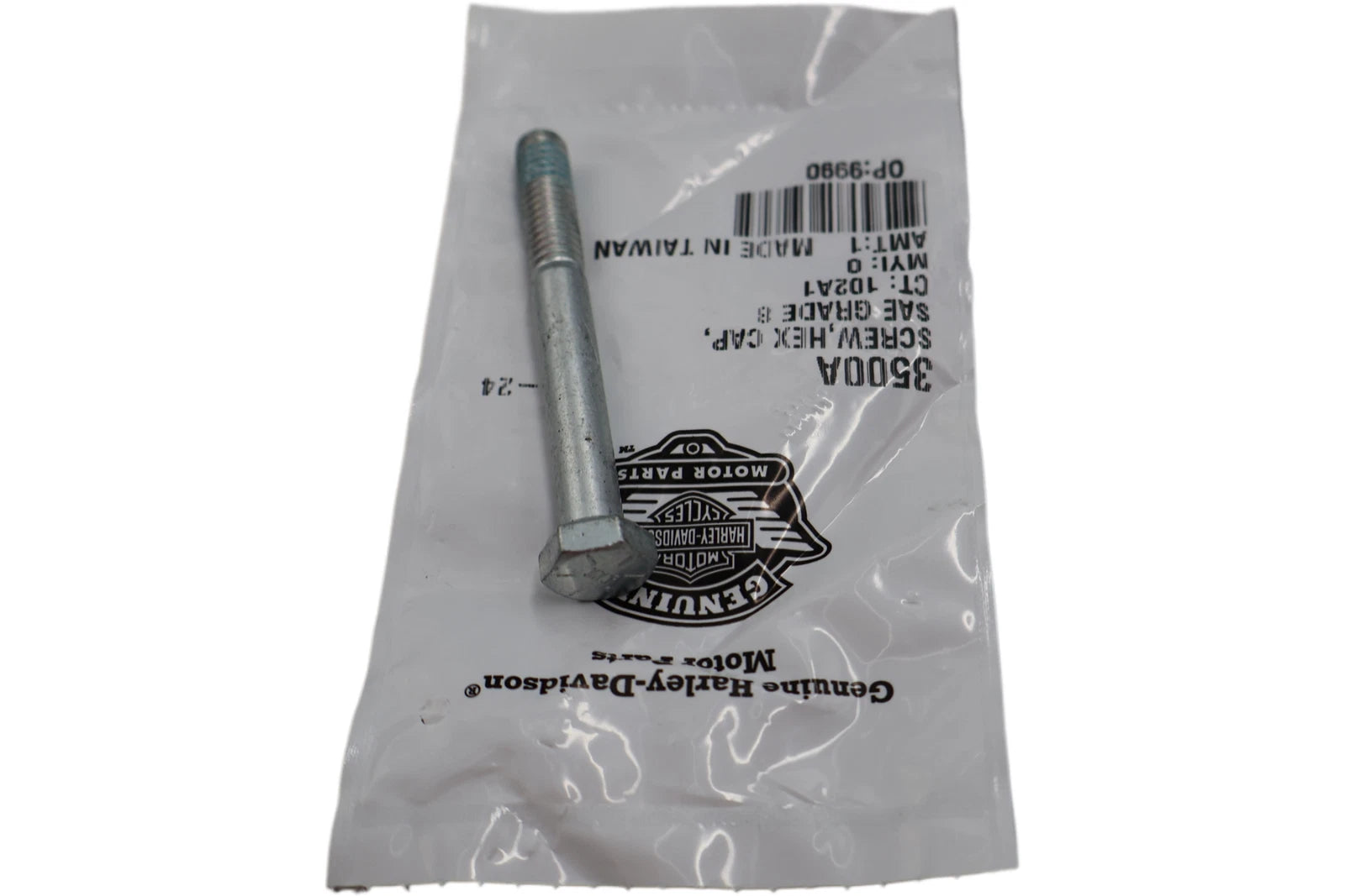 Screw Hex Head 5/16"-18 X 2-3/4" w/Lockpatch for Harley-Davidson