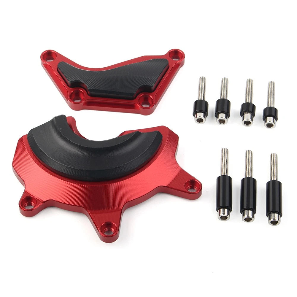 Stator Cover Guard Slider Protector for Yamaha R6 (2019–2020) Red Aluminum
