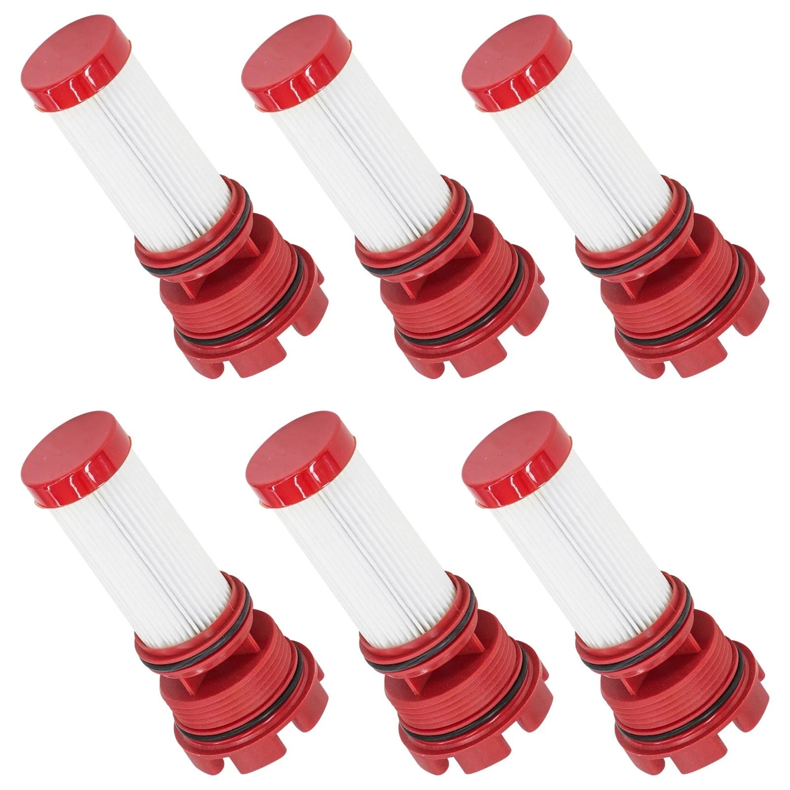 Set of 6 Fuel Filters for Mercury Marine (35-8M0020349, 35-884380T, 35-8M0060041)