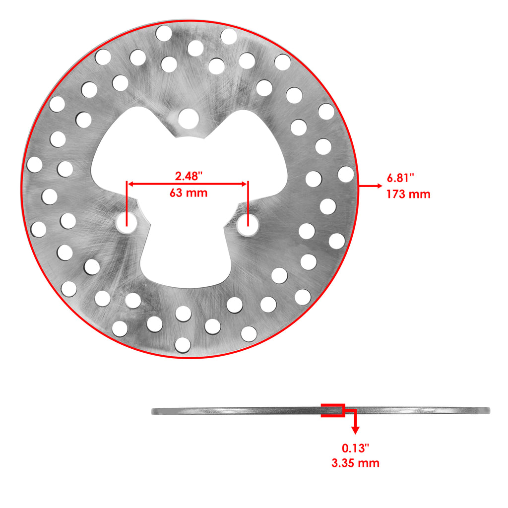 Front Brake Disc and Caliper Replacement for Honda Sportrax 400 TRX400EX (1999–2001)