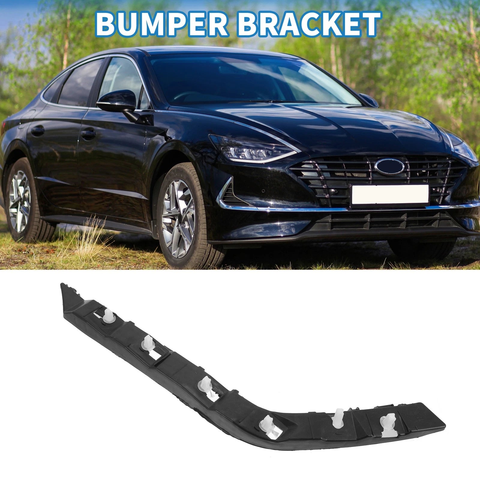 Right Rear Bumper Retainer Bracket Replacement for Hyundai Sonata (2011–2012)