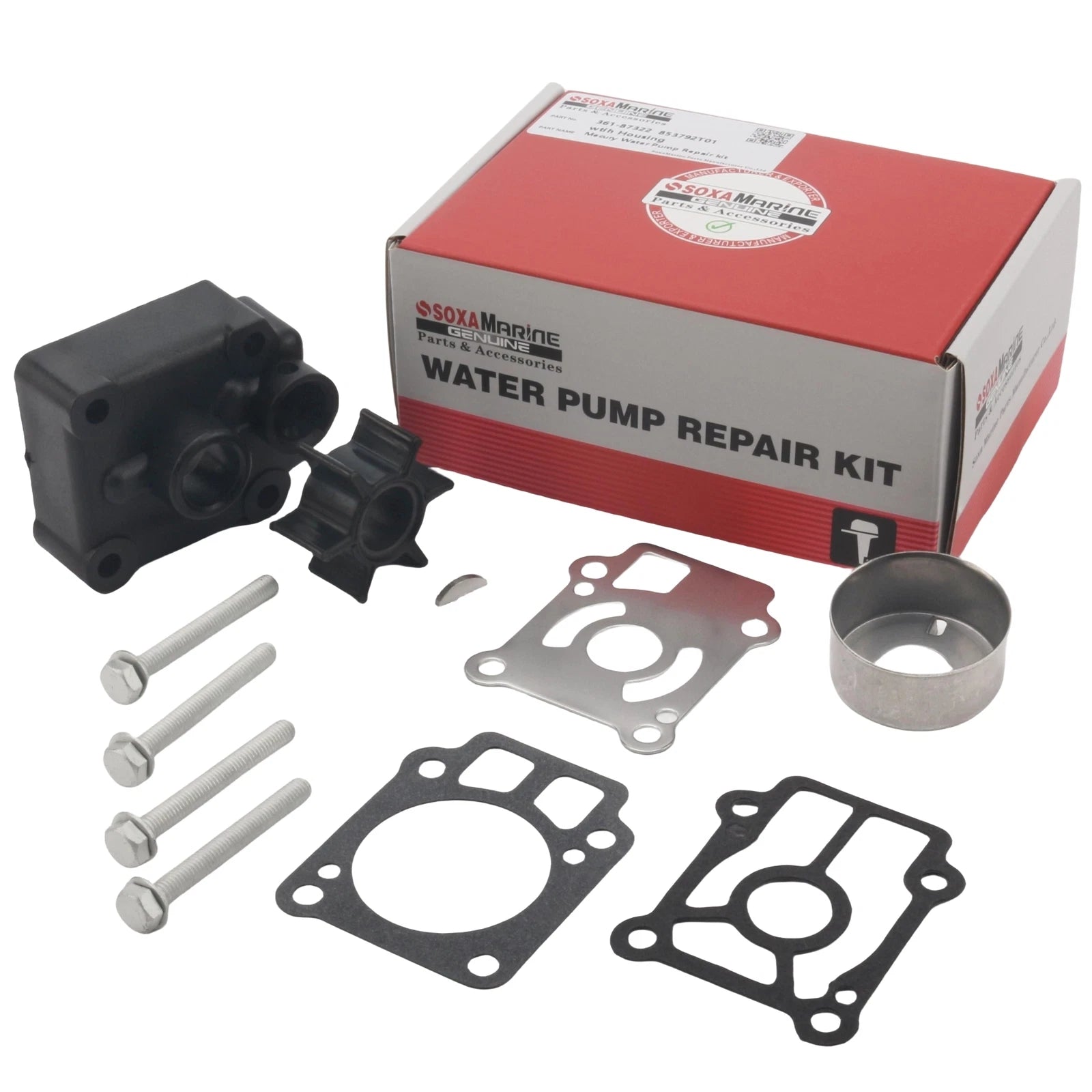 Water Pump Rebuild Service for Mercury Mariner 25 30 HP EFI (1990–2023)