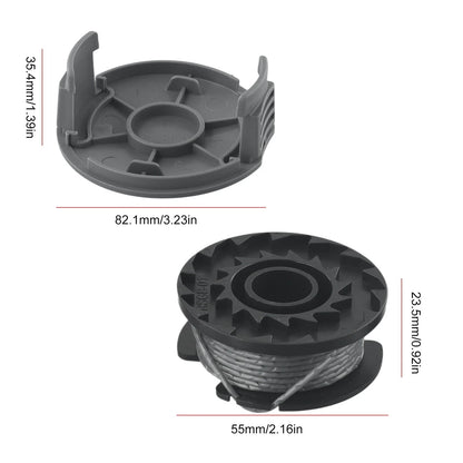 Spool-Cover Set for BOSCH Grass Trimmer F016800569, F016800385