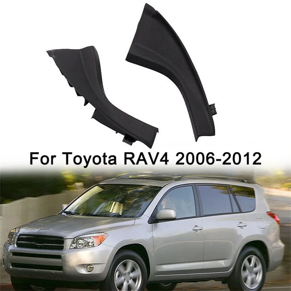 2x For 2006-2012 Toyota RAV4 Front Wiper Side Cowl Extension Cover Left & Right