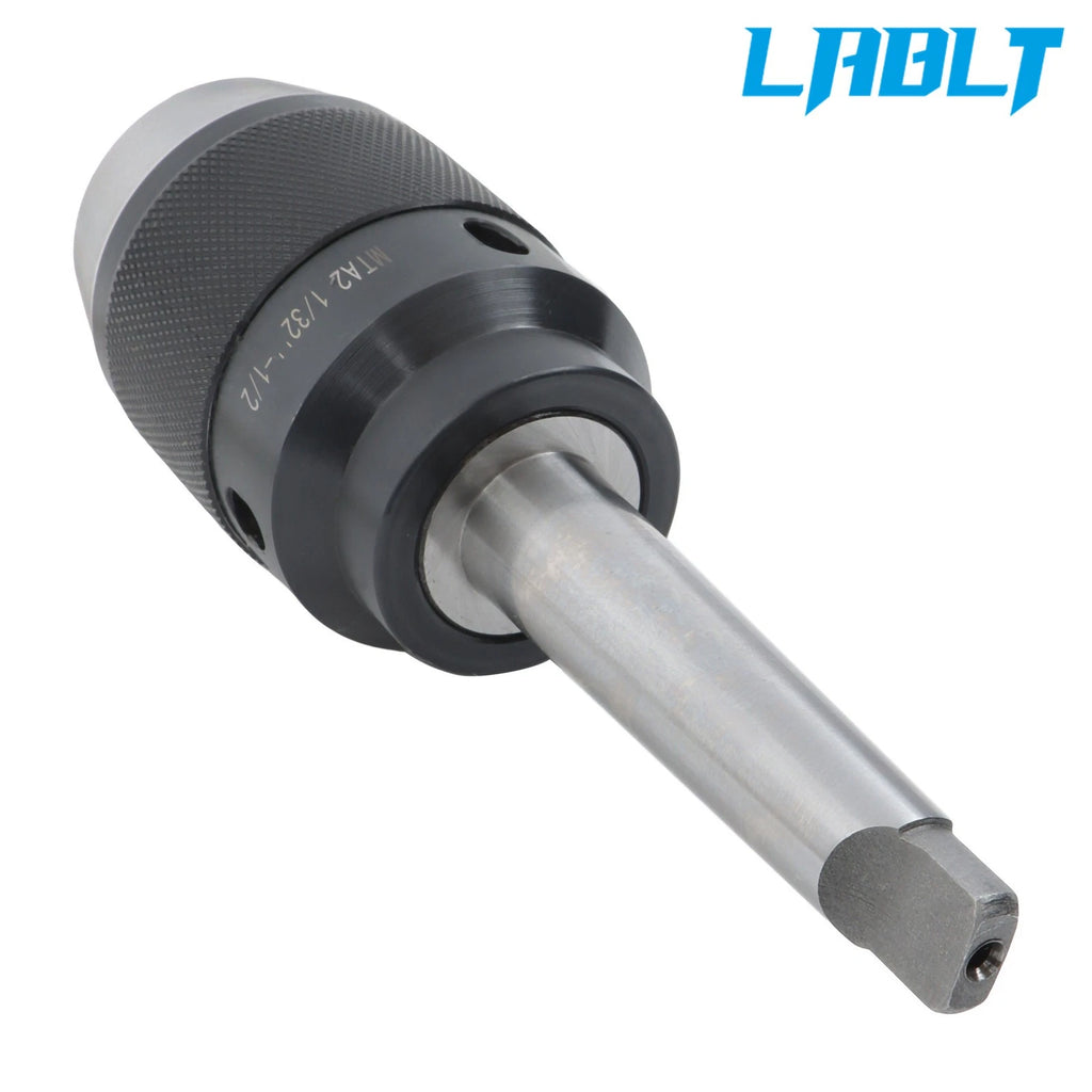 Keyless Drill Chuck MT2 Integral Shank 1/32" - 1/2" for