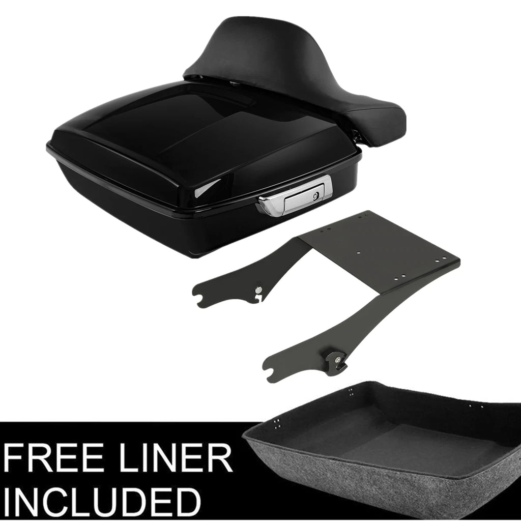 Chopped Trunk Backrest Mount Rack for Harley Touring Electra Glide (1997–2008)