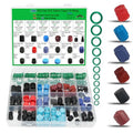 R134a Valve Cap Kit for AC System Maintenance (OE Spec)