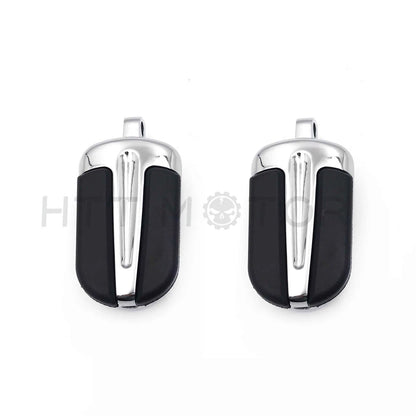 Chrome Foot Pegs for Harley Wide Glide/Fat Boy/Switchback/Road (1984–2017)