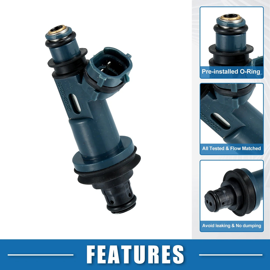 Fuel Injector Replacement for Lexus ES300 3.0L (1998–2001) Blue 4 Pack