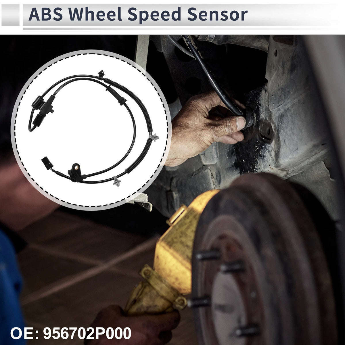 ABS Wheel Speed Sensor No. 956702P000 for Kia Sorento (2011–2012)