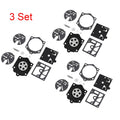 Set of 3 Carburetor Repair Kits for Stihl 015 (Walbro K10-HDC, HDC-17, HDC-17A, HDC-17B)