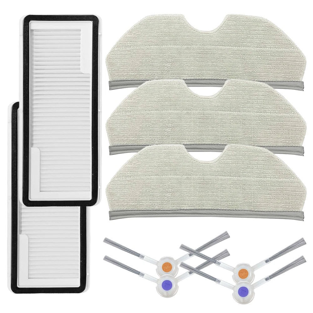 Replacement Filter Mop Clothes Side Brush Set for Narwal (Compatible)