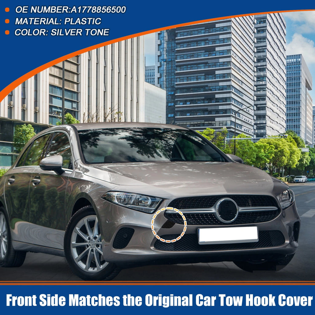 Front Tow Hook Cover Replacement for Mercedes-Benz A Class (2019–2024)