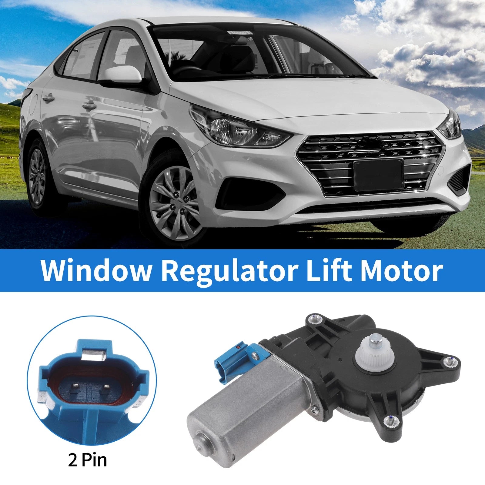 Power Window Regulator Lift Motor for Dodge Verna (2000–2005)