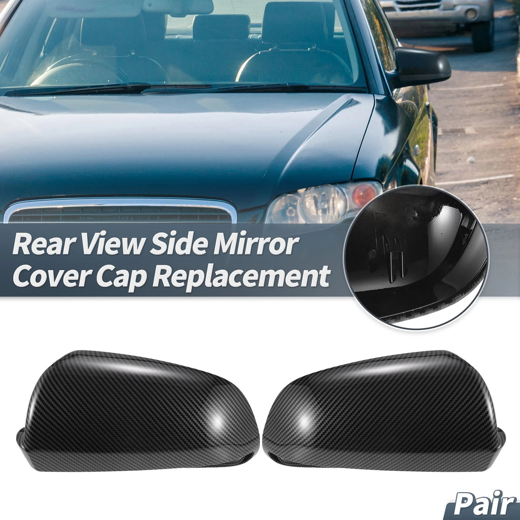 Rearview Mirror Cover Cap for Audi S3 8P A4 S4 A6 B6 B7 (2004–2013)