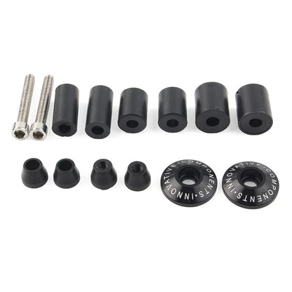 7/8" Handlebar End Cap Plugs for Dirt Bike (Motor Black CNC)