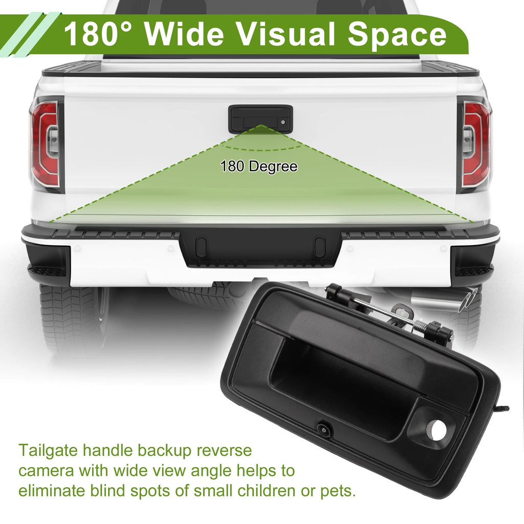 Tailgate Handle Backup Rear View Camera for Chevrolet Silverado (2019–2024)